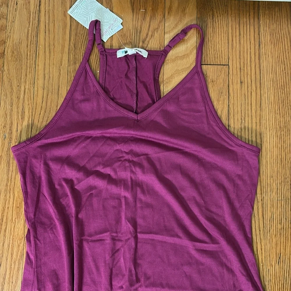 MIKEN‎ Racerback Maxi Length Swim Cover Up Purple Juniors Medium  NWT